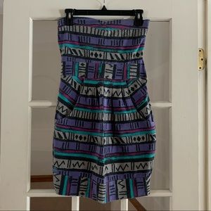 Strapless billabong dress